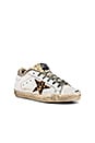 view 2 of 6 Superstar Sneaker in White & Leopard