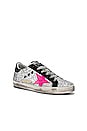 view 2 of 6 Superstar Sneaker in Rainbow Glitter & Fuxia