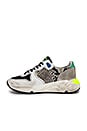 view 5 of 6 SNEAKERS RUNNING SOLE in Natural Snake & Violet