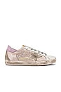 view 1 of 6 ZAPATILLA DEPORTIVA SUPERSTAR in Gold Laminated Cocco & Ice Star