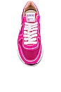 view 4 of 6 SNEAKERS RUNNING SOLE in Fuchsia Suede, Pink Star & Glitter