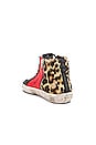 view 3 of 6 ZAPATILLAS TIPO TENIS SLIDE in Snow Leopard, Red & White Star