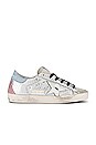 view 1 of 6 SNEAKERS SUPERSTAR in Silver Laminated Cocco & White