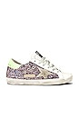 view 1 of 6 ZAPATILLAS CON PURPURINA SUPERSTAR in Pink, Grey & Ice