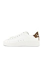 view 5 of 6 Pure Star Sneaker in White & Brown Leopard