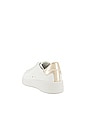 view 3 of 6 Pure Star Sneaker in White & Gold