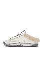 view 5 of 6 Sabot Shearling Slip On in White, Silver & Beige