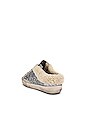 view 3 of 6 Sabot Glitter Shearling Slip On in Silver, Beige & Ice