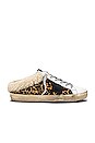 view 1 of 6 Sabot Star Sneaker in White & Brown leopard