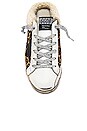 view 4 of 6 Sabot Star Sneaker in White & Brown leopard