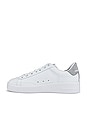view 5 of 6 Pure Star Sneaker in White & Silver