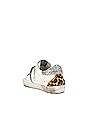 view 3 of 6 Superstar Sneaker in White, Fuchsia Fluorescent, Silver & Brown Leopard