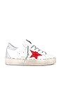 view 1 of 6 Hi Star Sneaker in White, Ruby Red & Silver