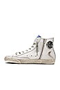 view 5 of 6 Francy Sneaker in White Silver Leather