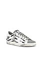 view 2 of 7 Superstar Sneaker in White, Silver & Black Flag