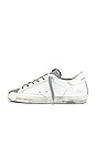 view 5 of 7 Superstar Sneaker in White, Silver & Black Flag