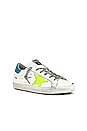 view 2 of 6 ZAPATILLA DEPORTIVA SUPERSTAR in White, Yellow Fluo, & Turquoise