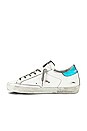view 5 of 6 ZAPATILLA DEPORTIVA SUPERSTAR in White, Yellow Fluo, & Turquoise