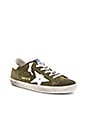 view 2 of 6 ZAPATILLAS DEPORTIVAS SUPERSTAR in Olive Green Suede & White Star
