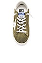 view 4 of 6 ZAPATILLAS DEPORTIVAS SUPERSTAR in Olive Green Suede & White Star
