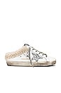 view 1 of 6 Superstar Sabot Shearling Sneaker in White, Silver, & Beige