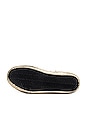 view 6 of 6 Slide Sneaker in Black & Gold