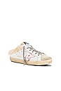 view 2 of 6 SNEAKERS SUPERSTAR SABOT SHEARLING in White, Seedpearl, Natural White, & Salmon