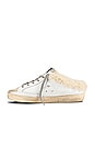 view 5 of 6 SNEAKERS SUPERSTAR SABOT SHEARLING in White, Seedpearl, Natural White, & Salmon