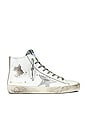 view 1 of 6 ZAPATILLA DEPORTIVA FRANCY in White, Silver, & Milk