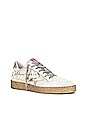 view 2 of 6 Ball Star Sneaker in Creamy White, Gold, & White