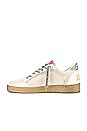 view 5 of 6 Ball Star Sneaker in Creamy White, Gold, & White