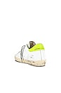 view 3 of 6 Superstar Sneaker in White, Ice, & Lime Green