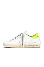 view 5 of 6 SUPERSTAR スニーカー in White, Ice, & Lime Green
