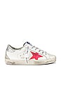 view 1 of 6 Superstar Sneaker in White, Lobster Fluorescent, Ice, & Silver