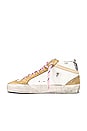 view 5 of 6 Mid Star Sneaker in White, Sand, Silver, & Cream