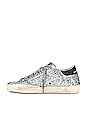 view 5 of 6 Superstar Sneaker in Silver, Baby Pink, & Black