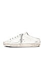 view 5 of 6 Superstar Sabot Sneaker in White & Pink Fluorescent