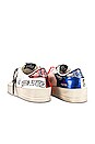 view 3 of 6 SNEAKERS STARDAN in White, Silver, Royal Blue, & Red