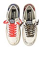 view 4 of 6 SNEAKERS STARDAN in White, Silver, Royal Blue, & Red