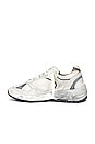 view 5 of 6 Running Dad Sneaker in White & Silver