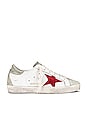 view 1 of 6 Super-Star Sneaker in White, Ice, & Red