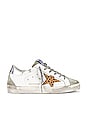 view 1 of 6 x REVOLVE Superstar Sneaker in White, Leopard, Silver, & Ice