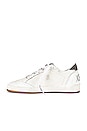 view 5 of 6 BALL STAR NAPPA 스니커즈 in White, Beige, Brown, & Black Leopard