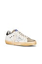 view 2 of 6 Super-Star Sneaker in White, Taupe, Silver, & Black