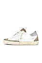 view 5 of 6 Super-Star Sneaker in White, Taupe, & Grey