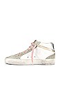 view 5 of 6 Mid Star Sneaker in White, Beige, Brown Leopard, Ice, & Platinum Silver