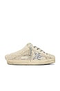 view 1 of 6 ZAPATILLA DEPORTIVA SABOT in Natural White & Silver