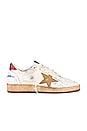 view 1 of 6 Ball Star Sneaker in White, Beige, & Red