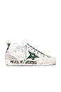view 1 of 6 Mid Star Sneaker in White, Ice, Emerald Green, & Silver