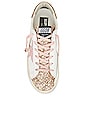 view 4 of 6 x REVOLVE Super Star Sneaker in White, Ancient Pink, & Gold